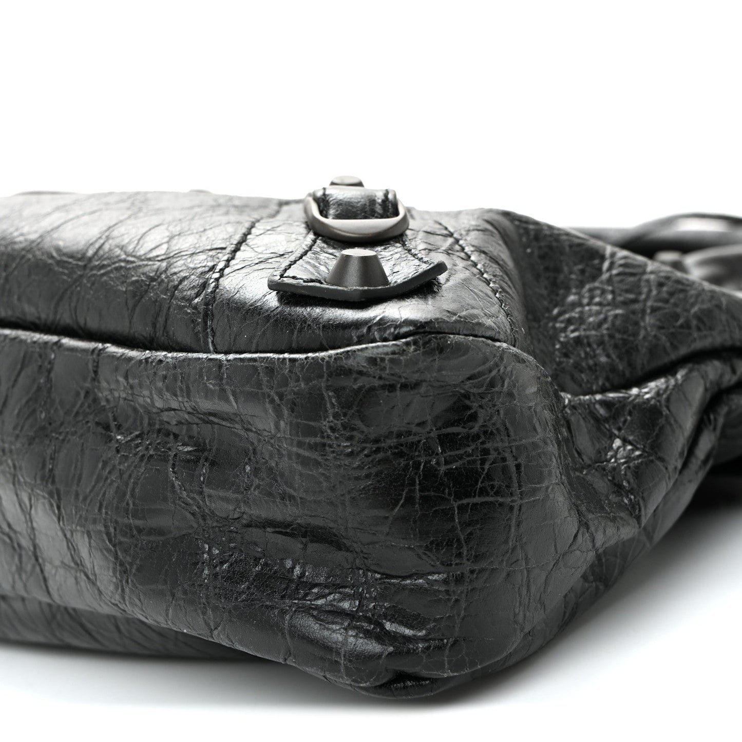 Agneau Arena Classic Hardware Le City First Bag Black