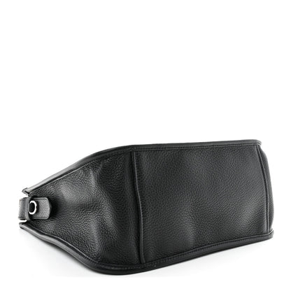 Vitello Daino Soft Hobo Messenger Bag Black