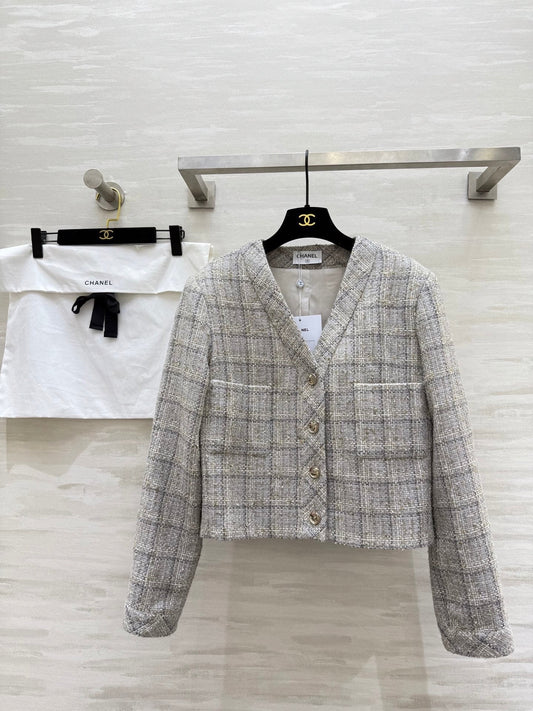 CC 26s Classic Jacket Beige-Grey Tweed 352293