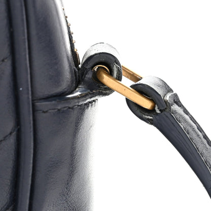 Calfskin Matelasse Monogram Lou Camera Bag Navy