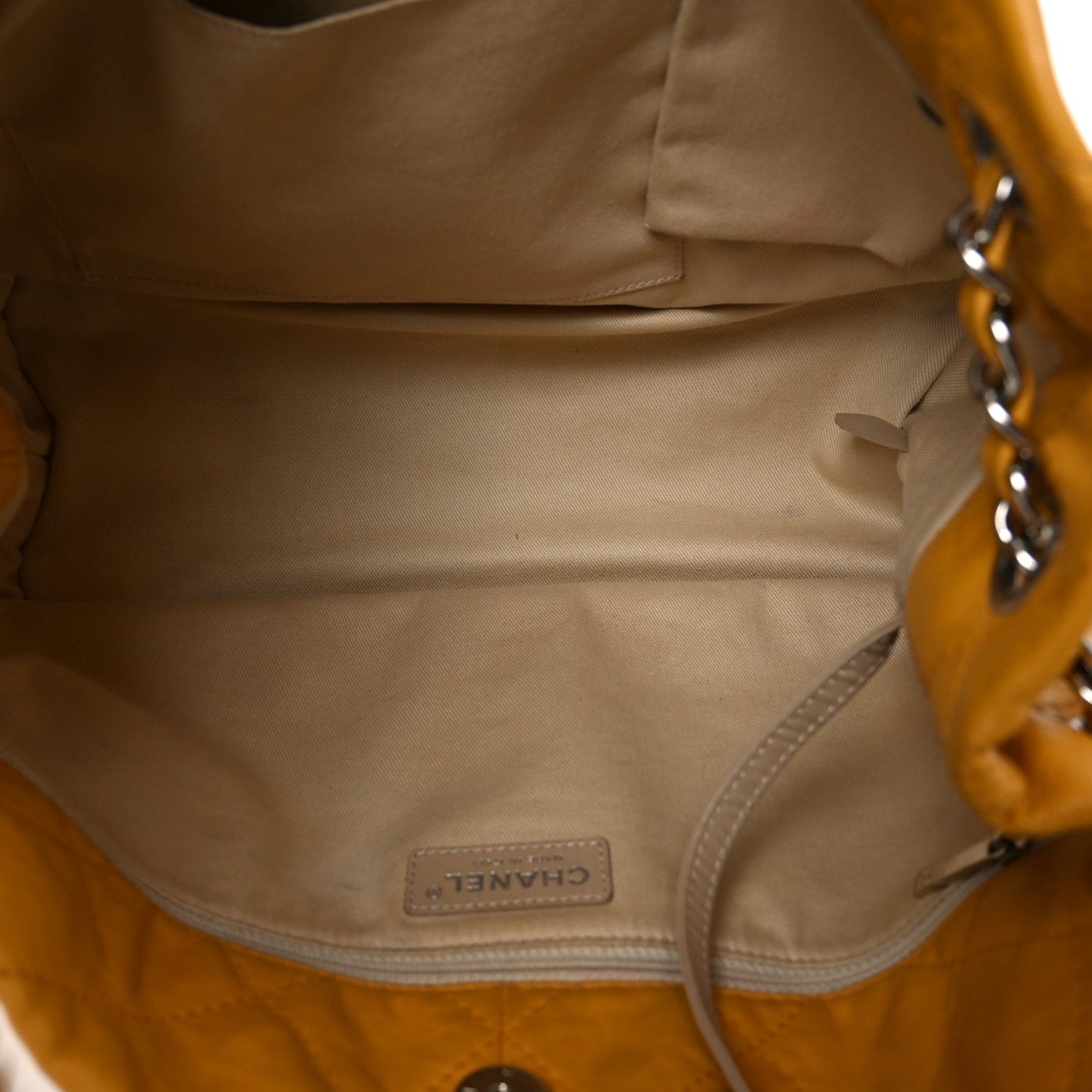 Calfskin Natural Beauty Tote Yellow