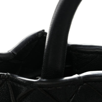 Nappa Intrecciato Small Andiamo Shoulder Bag Black