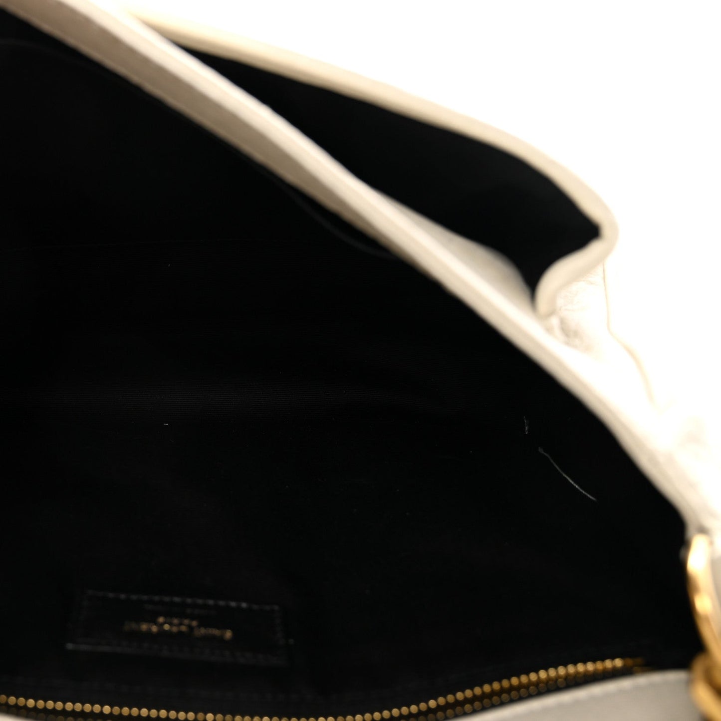 Grained Lambskin Monogram Medium Niki Chain Satchel Crema Soft