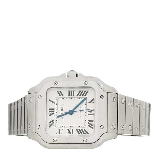Stainless Steel 35mm Santos de Cartier Automatic Watch