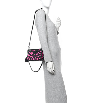 LV X YK Empreinte Multi Pochette Accessories Black Fuchsia