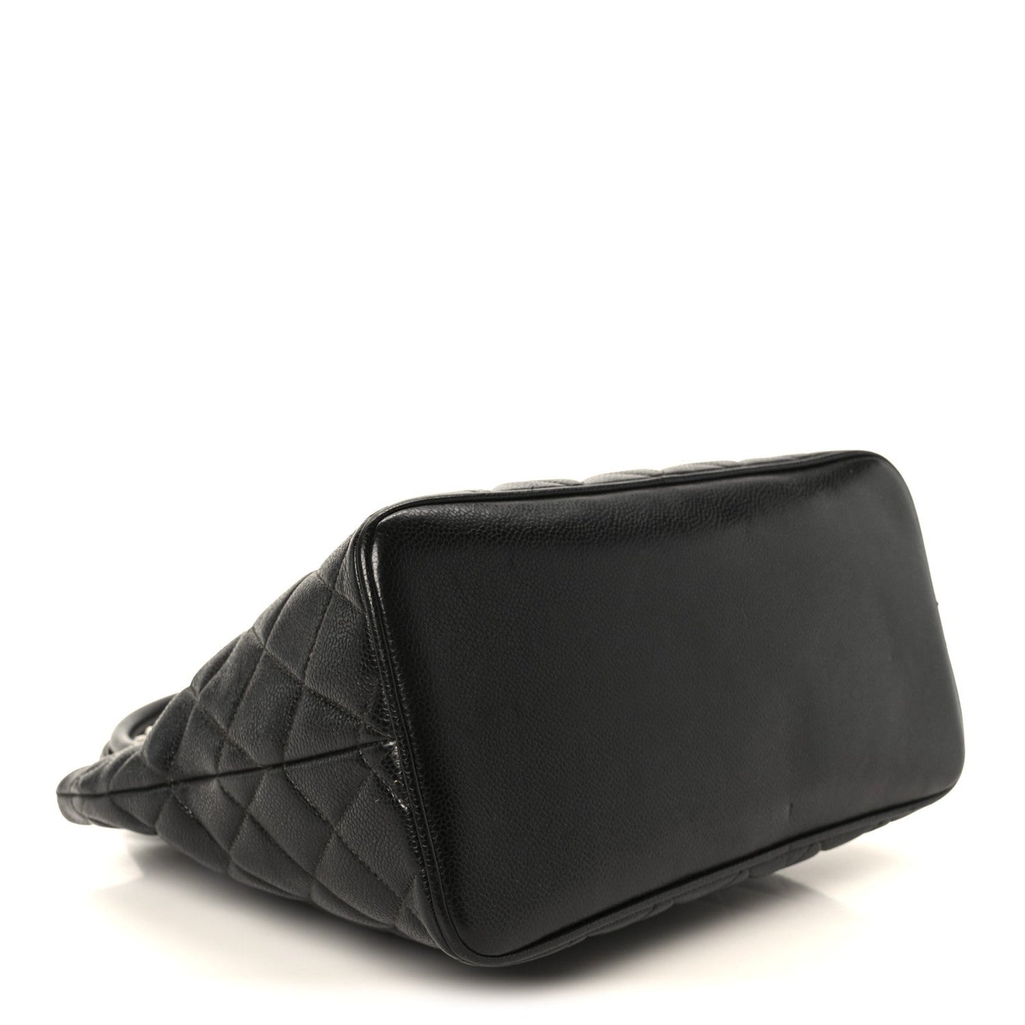Caviar Quilted Medallion Tote Black