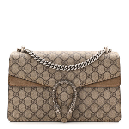 GG Supreme Monogram Small Dionysus Shoulder Bag Taupe