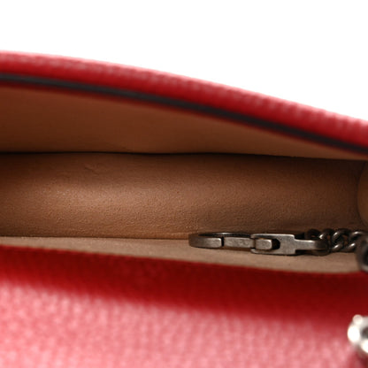 Calfskin Super Mini Dionysus Shoulder Bag Hibiscus Red