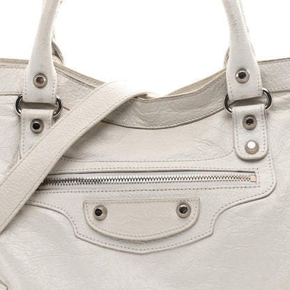 Arena Storico Classic Silver Hardware Medium Le City Optic White