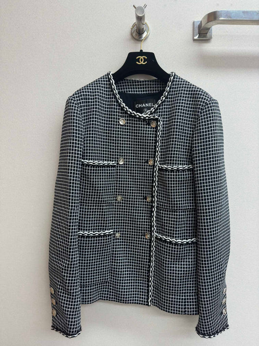 CC 25 Black Tweed Jacket Viscose Polyamide 251970