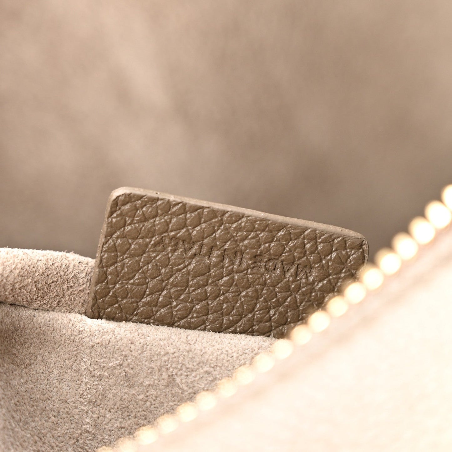 Supple Grained Calfskin Large Lulu Shoulder Bag Souris