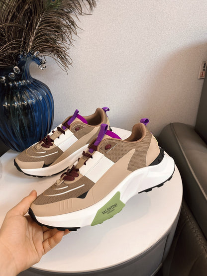VT 25S Sneakers Dark Beige White Mesh TPU 563472