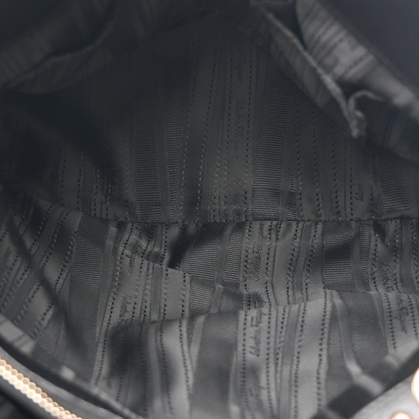 Calfskin Gancini Tote Bag Black