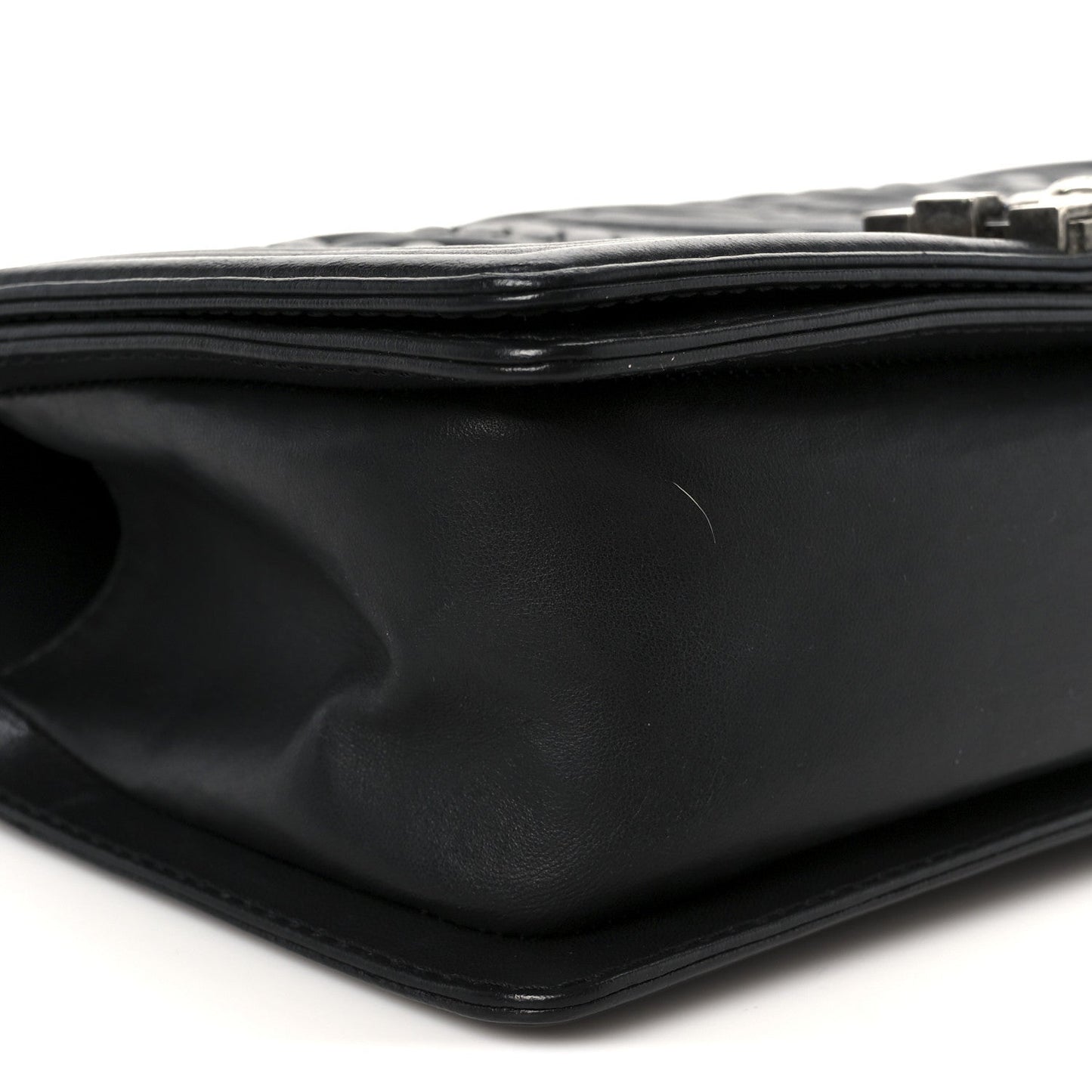 Lambskin Medium Celtic Boy Flap Black