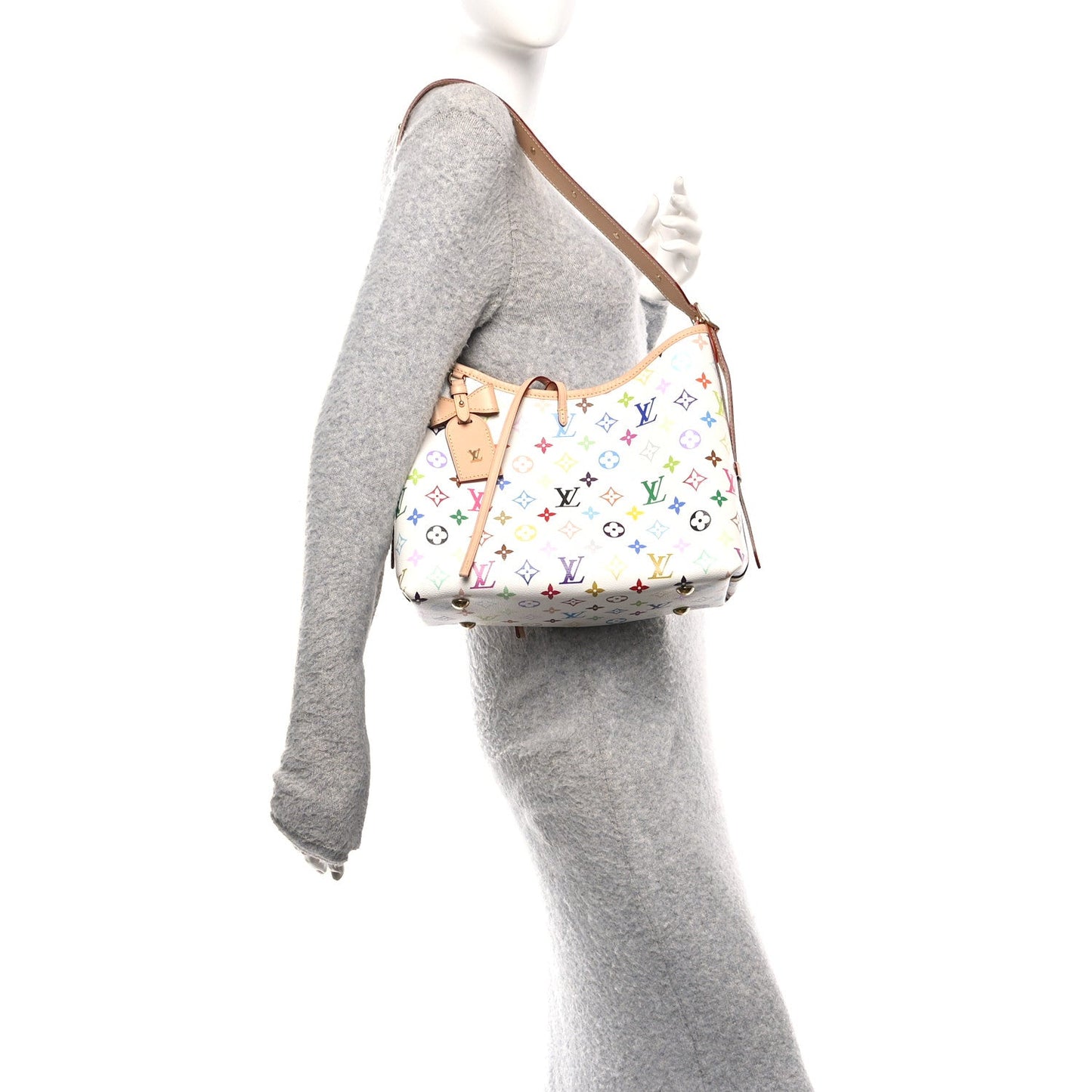 LV X TM Monogram Multicolor CarryAll PM White