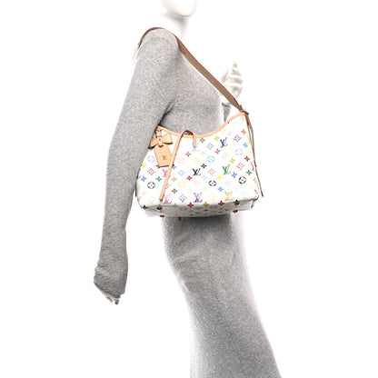 LV X TM Monogram Multicolor CarryAll PM White