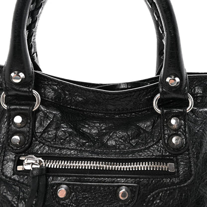 Agneau Arena Storico Silver Hardware Small Le City Black