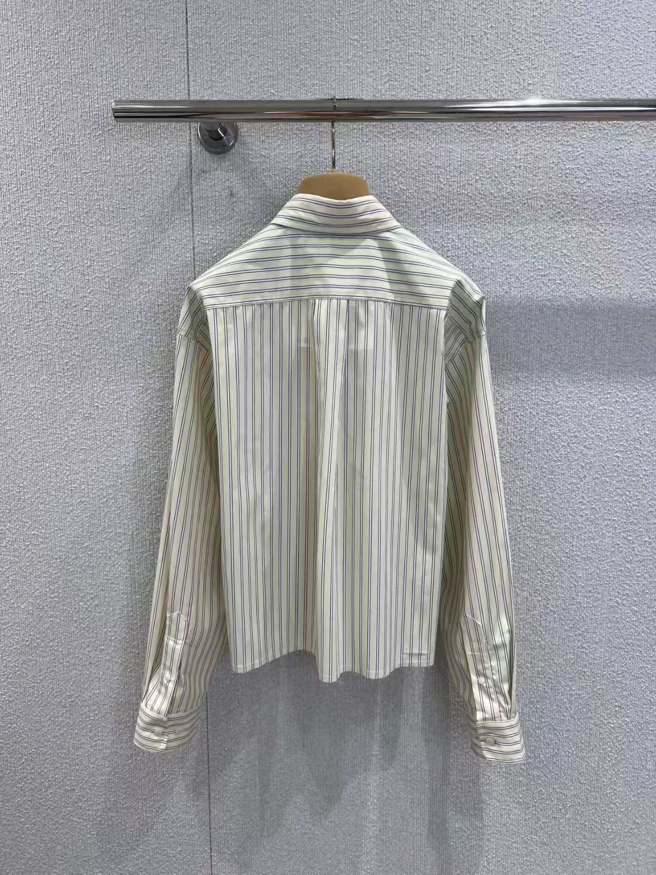 Miu Miu Striped Cotton Shirt