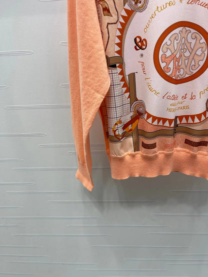 HERMES 25S LONG-SLEEVE CREW-NECK SWEATER 289