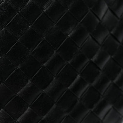 Calfskin Intrecciato Virgule Black