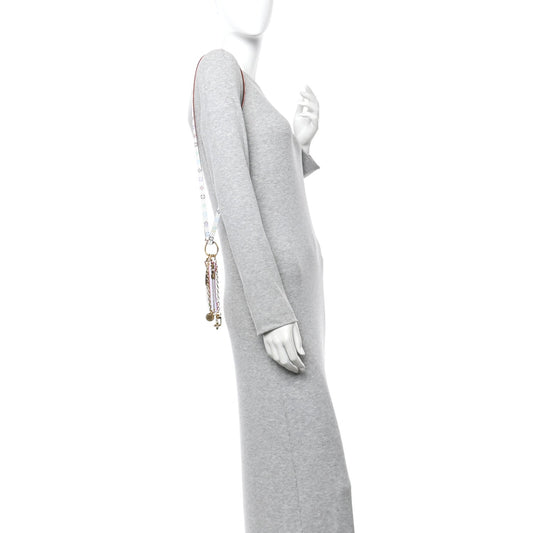 LV X TM Monogram Multicolor Phone Holder White