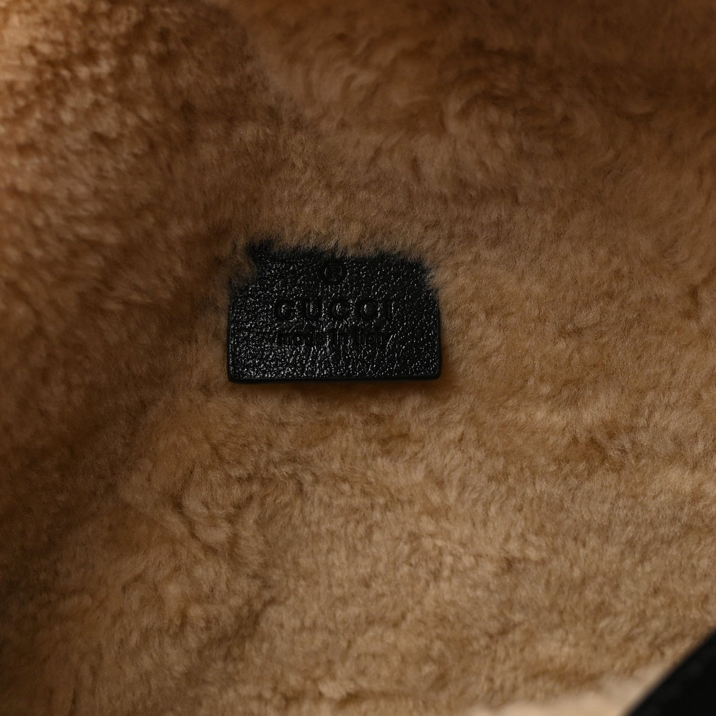Azalea Calfskin Wool Matelasse Diagonal Small GG Marmont Shoulder Bag Black