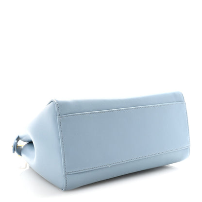 Nappa Mini Peekaboo Iconic Satchel Azzurro Baby