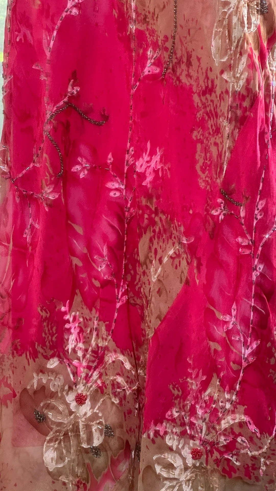 Vintage Rose Pink Floral Mermaid  Backless Chiffon Long Prom Dress Evening Dress P4034
