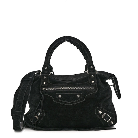 Baby Daim Suede Classic Hardware Town Black