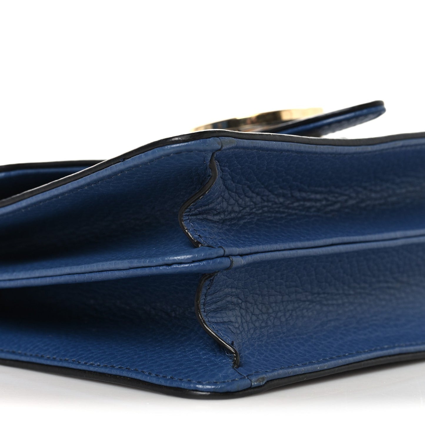 Dollar Calfskin Small Interlocking G Shoulder Bag Caspian