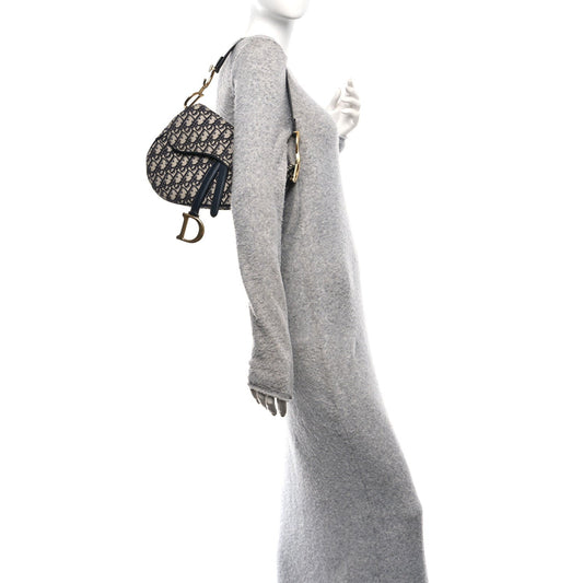 Oblique Saddle Bag Blue