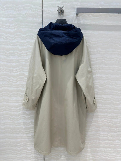 MIUMIU LONG HOODED JACKET 276223