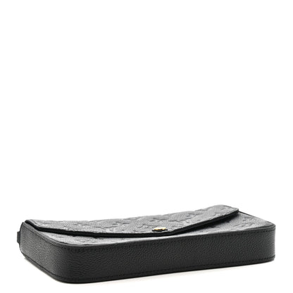 Empreinte Pochette Felicie Chain Wallet Black
