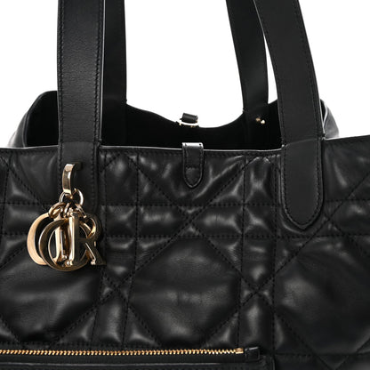 Calfskin Macrocannage Large Toujours Black