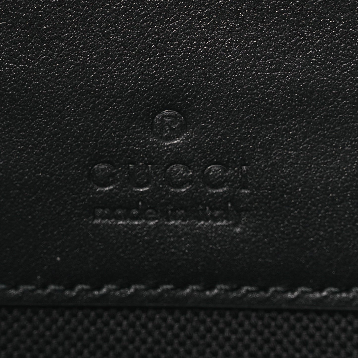 GG Supreme Monogram Calfskin Web Medium Crossbody Bag Black Grey