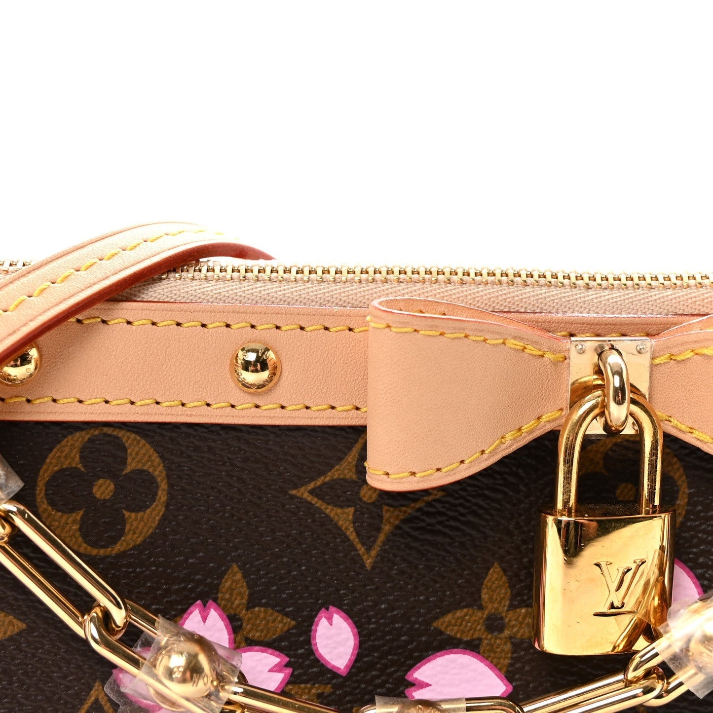 LV X TM Monogram Pochette Accessories Sakura Brown