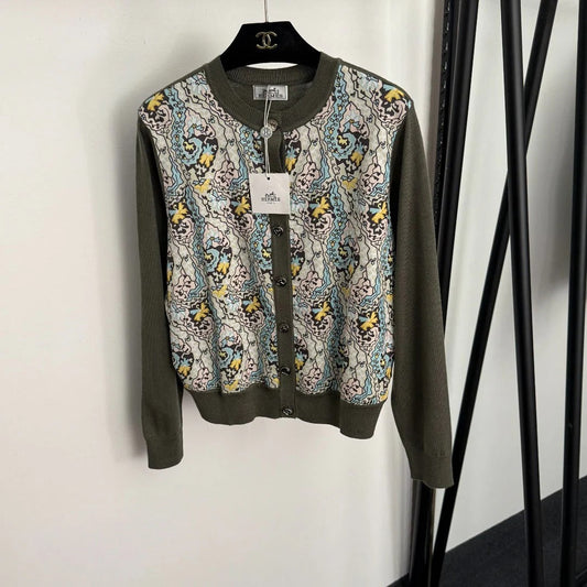 HERMES 25S KNITTED CARDIGAN 060