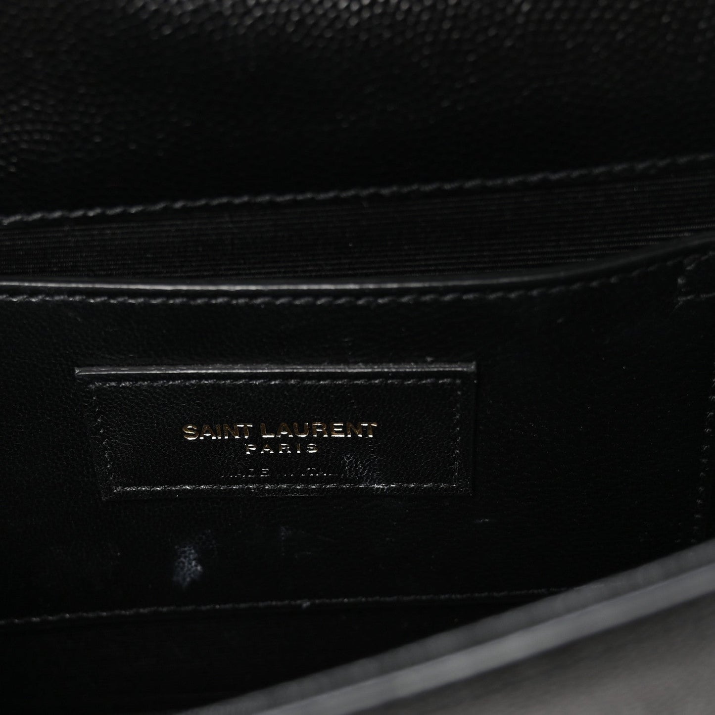 Grain De Poudre Classic Monogram Kate Clutch Black