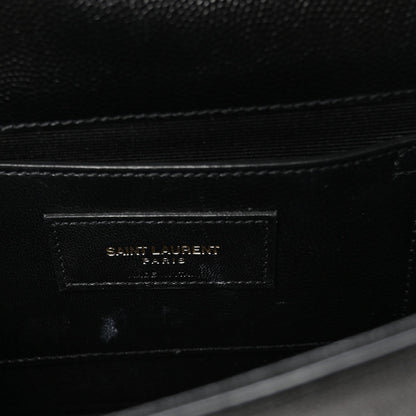 Grain De Poudre Classic Monogram Kate Clutch Black