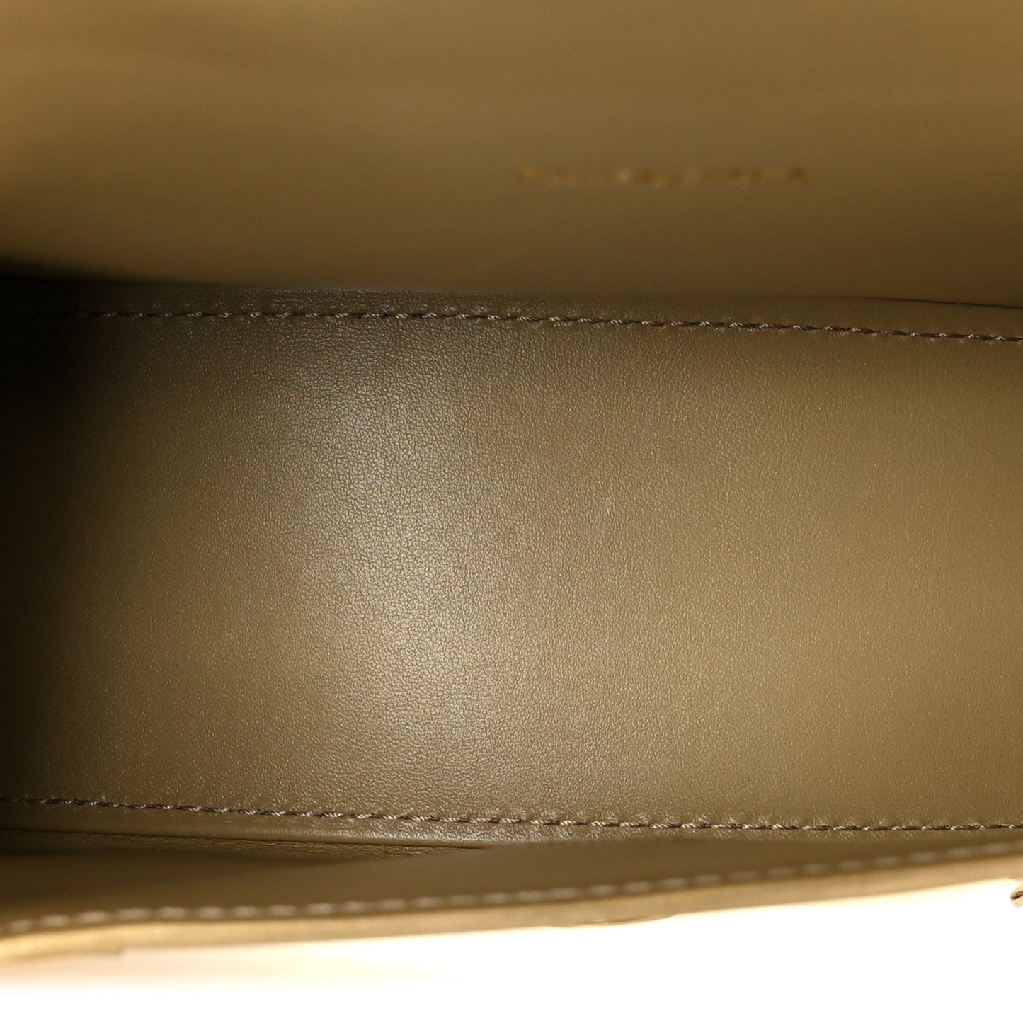 Mirror Calfskin Hourglass Top Handle Bag XS Gold