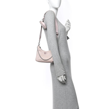 Nylon Re-Edition 2005 Shoulder Bag Alabastro