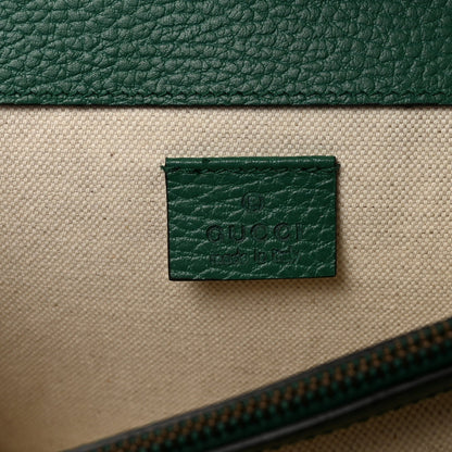 Pebbled Calfskin Small Dionysus Shoulder Bag Emerald