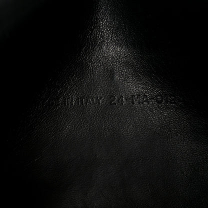 Grained Calfskin Cannage Diorling Wallet On Chain Black
