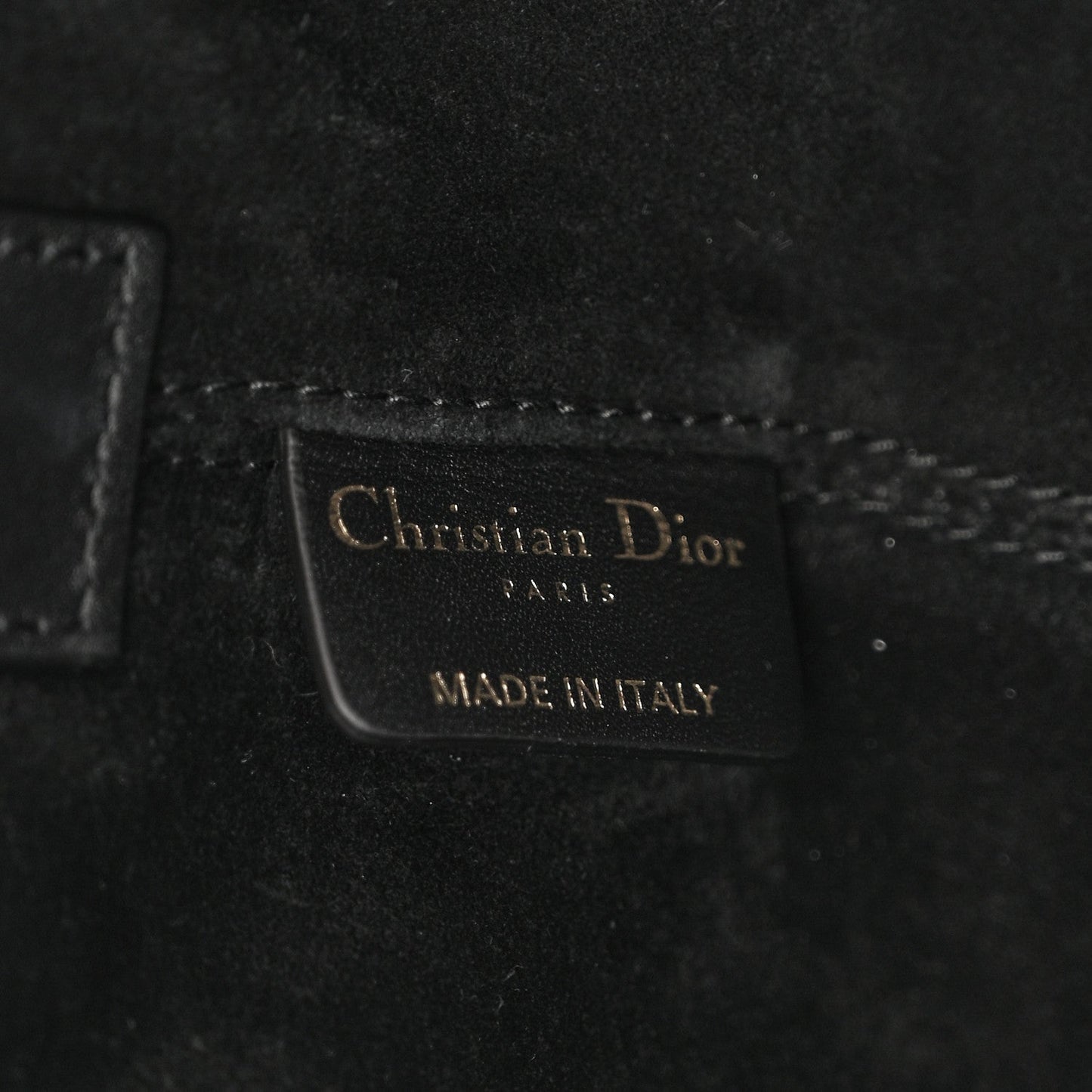 Calfskin Macrocannage Small Toujours  Black