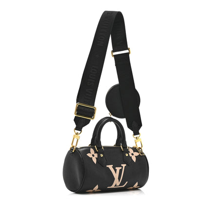 Empreinte Monogram Giant Papillon BB Black Beige