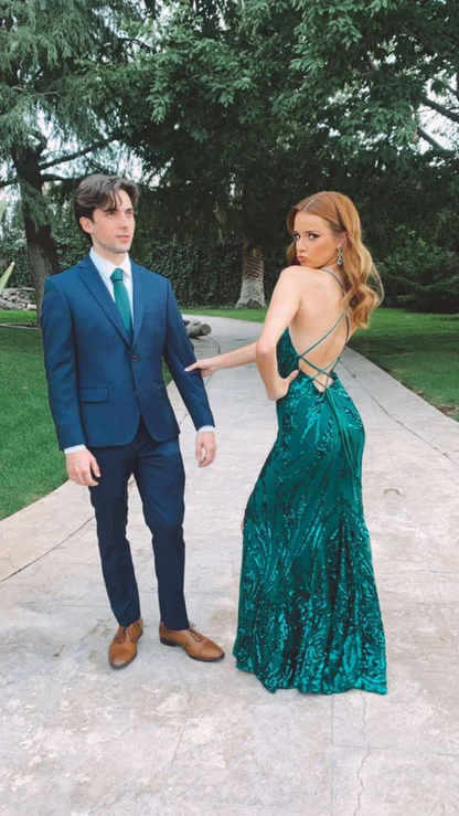 New arrive green prom dress Evening Gown Long Prom Dresses Y1567