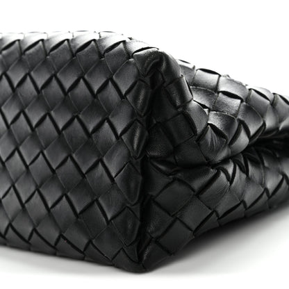 Nappa Intrecciato Small Andiamo Shoulder Bag Black