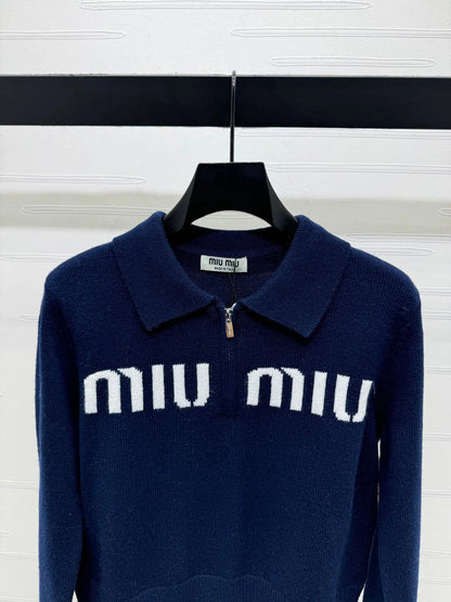 MIUMIU POLO KNIT SWEATER STYLE 750
