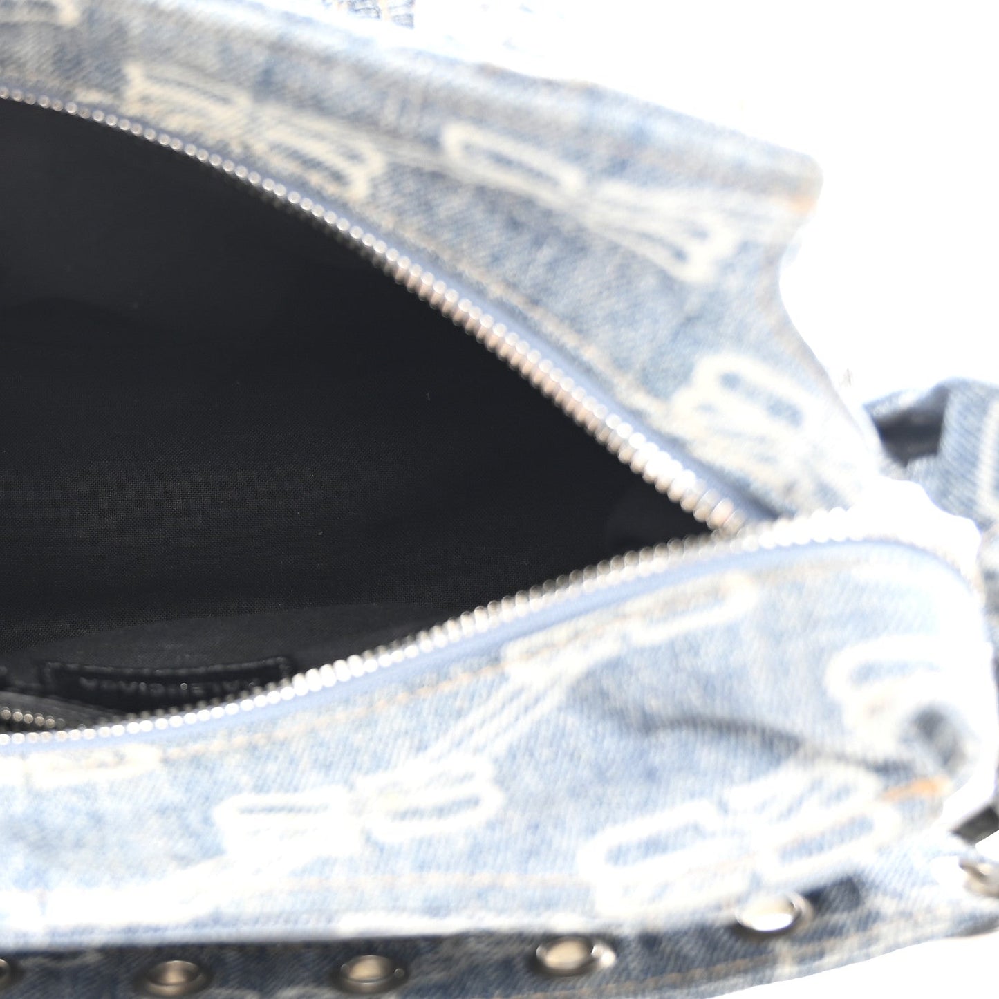 Denim BB Monogram Neo Cagole Handbag XS Blue