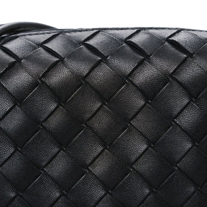 Nappa Intrecciato Small Loop Camera Bag Black